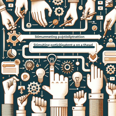 스레드에서 토론형 포스트로 참여 유도하기